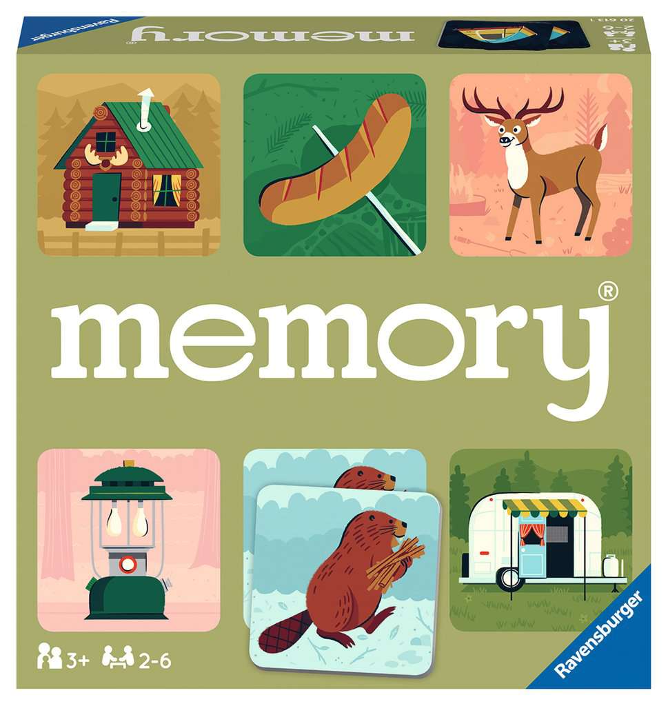 Ravensburger Camping Adventures Memory D F I Nl E En Domino